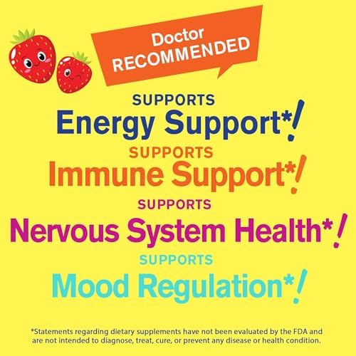 Gomitas WellYeah B Complex para Niños - con Vitamina C, Niacina, B6, Ácido Fólico, B12, Biotina y Ácido Pantoténico - 60 gomitas sabor fresa - 2 - imagen 3