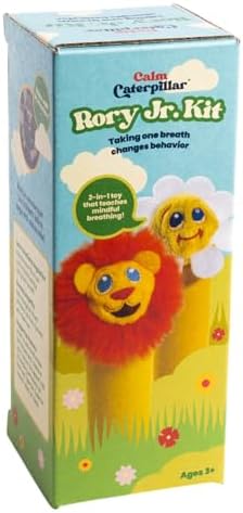 Rory Junior – Herramienta de Fidget para Niños, Enseña la Respiración del León para Calmar y Regular Emociones, Juguete Táctil Antiestrés para Casa, - imagen 2