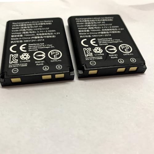 Batería de Reemplazo SONXIAVIVO NP-45 para Headset Steelseries Arctis Nova Pro Wireless, 2-Pack para Xbox y PlayStation - imagen 5