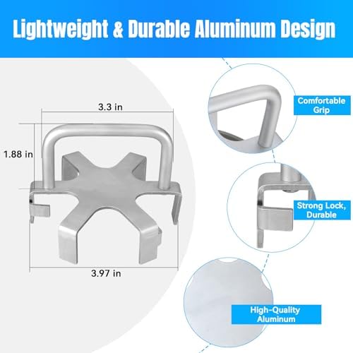Herramienta de Acceso Joyvio Termi-te para Estaciones, Herramienta de Apertura para Estación Avanzada, Aluminio, 1 Paquete - imagen 5