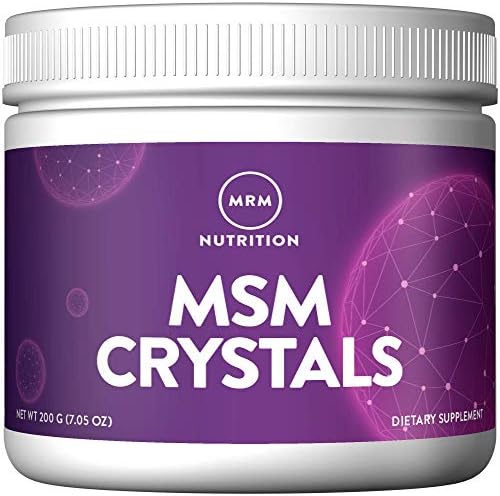 Cristales de MSM MRM - Suplemento de Azufre Puro para Cabello, Piel y Uñas - 200 Porciones, Vegano y No GMO - imagen 1