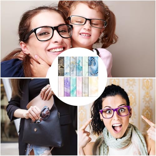 Copkim 24 Piezas de Paños de Limpieza de Microfibra para Lentes, Suaves y Reutilizables, 6 x 6 Pulgadas, para Gafas, Cámaras y Pantallas de Celular - imagen 5