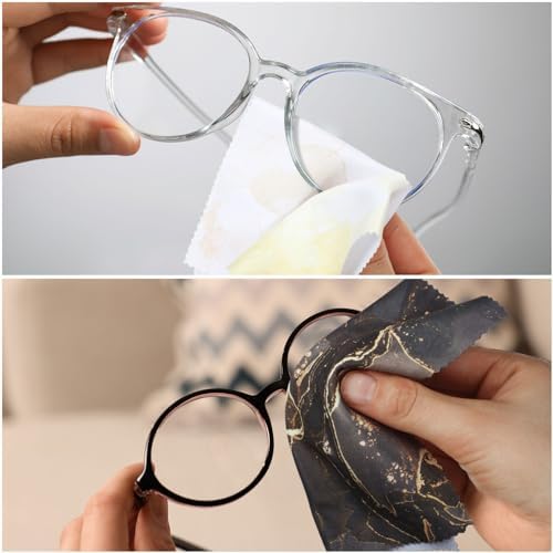 Copkim 24 Piezas de Paños de Limpieza de Microfibra para Lentes, Suaves y Reutilizables, 6 x 6 Pulgadas, para Gafas, Cámaras y Pantallas de Celular - imagen 6