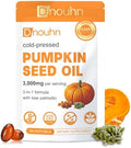 Aceite de Semilla de Calabaza DNOUHN con Cápsulas de Saw Palmetto, Ácidos Grasos Esenciales y Fitosteroles, 300 Softgels para el Crecimiento del - imagen 1