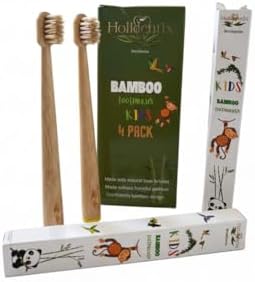 Cepillo de Dientes Holidentix de Bambú para Niños con Cerda de Jabalí, Autoportante, Ecológico y Sin Plástico - imagen 8