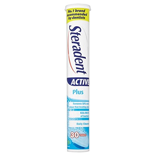 Tabletas Steradent Active Plus Original (30) - Paquete de 2 - imagen 1