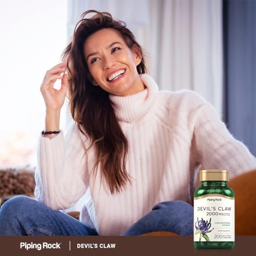 Piping Rock Garra del Diablo | 200 Cápsulas | Suplemento Herbal | Extracto Concentrado | Sin OGM, Libre de Gluten - imagen 6