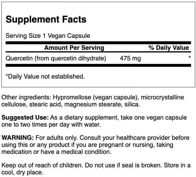 Quercetina de Alta Potencia Swanson - 60 Cápsulas Vegetales - imagen 2