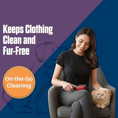 Removedor de Pelo de Mascotas CPHUSA - Rodillo Reutilizable para Perros y Gatos, Portátil para Muebles, Sofás, Alfombras, Ropa y Ropa de Cama - imagen 4