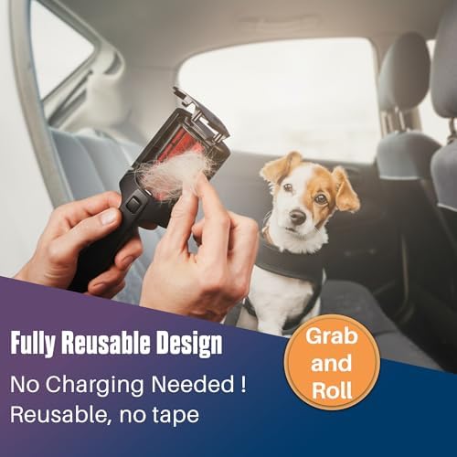 Removedor de Pelo de Mascotas CPHUSA - Rodillo Reutilizable para Perros y Gatos, Portátil para Muebles, Sofás, Alfombras, Ropa y Ropa de Cama - imagen 5