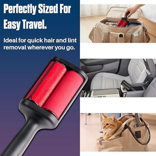 Removedor de Pelo de Mascotas CPHUSA - Rodillo Reutilizable para Perros y Gatos, Portátil para Muebles, Sofás, Alfombras, Ropa y Ropa de Cama - imagen 8
