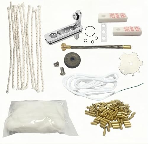Kit de Reparación para Encendedores WASYDY, Juego de Mechas y Accesorios Compatibles con Encendedores Zippo, Incluye Gasket Metálico, Muelles y Más - imagen 1