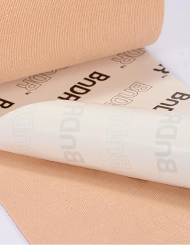 Cinta de algodón para comprimir el pecho con cubiertas para pezones para FTM, extra ancha, 4in x 16.5 pies (Beige) - imagen 5