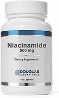 Niacinamida de Douglas Laboratories | Vitamina B3 para Apoyar la Salud Cardiovascular | 100 Cápsulas - imagen 1