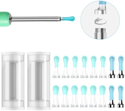 Puntas de Repuesto Bebird para Limpiador de Oídos, 16 Piezas de Silicón Impermeable para Remoción de Cerumen, Tips Originales para R1/R3/W3 - imagen 1
