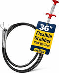 Herramienta Desatascadora Drilax de 36 Pulgadas, Agarrador Flexible con Garra, Ideal para Remover Cabello en Lavabo, Ducha, Tina, y Más - imagen 1