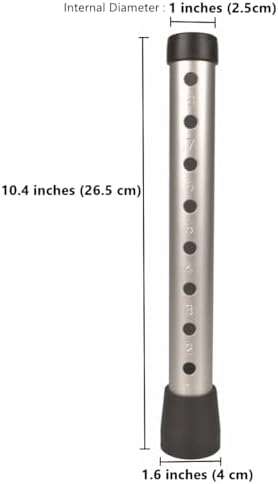 Tuberías de Andador de Aluminio, Pies Universales Antideslizantes, 8 Patas Ajustables con Puntas de Goma, Accesorios para Andador (Paquete de 2) - imagen 2