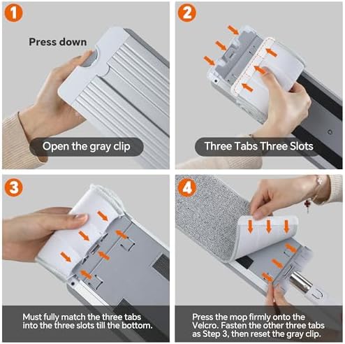 Mopa de Microfibra Autovaciable POPMOP - Mopa Plana Sin Manos con Cuchilla de Escurrido | Panel de Aluminio, Húmeda y Seca para Departamentos, Casas - imagen 8