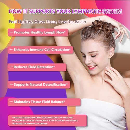 Gotas Liposomales de Drenaje Linfático Scibalia, 11 en 1, Soporte Orgánico con Trébol Rojo, Equinácea, Saúco y Raíz de Bardana para Limpieza - imagen 3