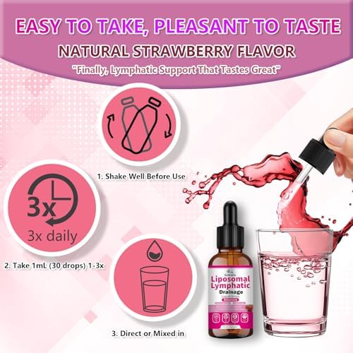 Gotas Liposomales de Drenaje Linfático Scibalia, 11 en 1, Soporte Orgánico con Trébol Rojo, Equinácea, Saúco y Raíz de Bardana para Limpieza - imagen 7