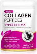 Polvo de Péptidos de Colágeno Múltiple LTQXGT - Hidrolizado para Mejor Absorción, Suplemento Sin Sabor para Piel, Cabello, Uñas y Articulaciones - - imagen 1