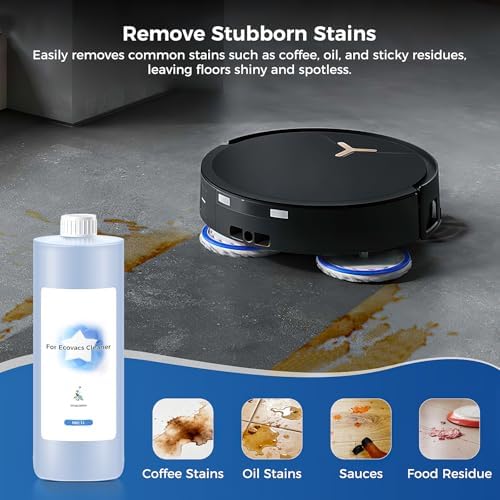 Solución de Limpieza Multi-Superficie 1L para Aspiradora Robot Ecovacs Deebot T30S COMBO/T30S/X2 COMBO/X2 OMNI/T20 OMNI/X1 OMNI/X1 TURBO/T10 OMNI/X9 - imagen 4