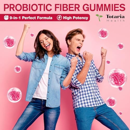 Gomitas Veganas 9 en 1 de Probióticos y Prebióticos para Adultos y Adolescentes, Suplemento de Fibra Sin Azúcar con Psyllium, FOS, Inulina, ACV y 5 - imagen 2