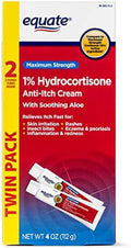 Crema Antipicazón Equate TWINPACK 1% Hidrocortisona, Compara con Cortisona de Máxima Fuerza - imagen 1