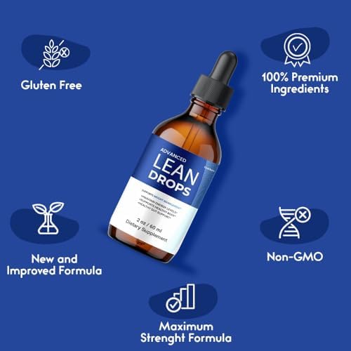 Gotas Gold Nutra Lean, Fórmula Natural de Máxima Potencia, Suplemento Líquido LeanDrops para Energía, Bienestar y Salud (1 Paquete) - imagen 2