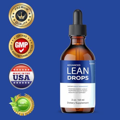 Gotas Gold Nutra Lean, Fórmula Natural de Máxima Potencia, Suplemento Líquido LeanDrops para Energía, Bienestar y Salud (1 Paquete) - imagen 3