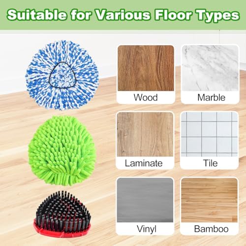 Repuestos para Cabezas de Mop Ocedar Easywring RinseClean, 4 Recargas, 1 Cepillo y 1 Base para Limpiar Todo Tipo de Pisos - imagen 8