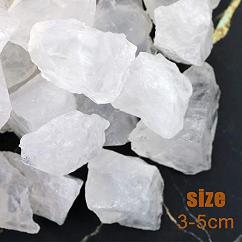FIREBOOMOON Piedra de Cuarzo Natural Claro 2lb/950g para Cabbing, Tumbling, Corte, Pulido, Lapidaria, Envoltura de Alambre, Reiki, Joyería y - imagen 2
