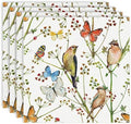 Servilletas Desechables AnyDesign de 100 Piezas con Mariposas y Flores Acuareladas para Bodas de Primavera, Fiestas de Té y Comidas - imagen 1
