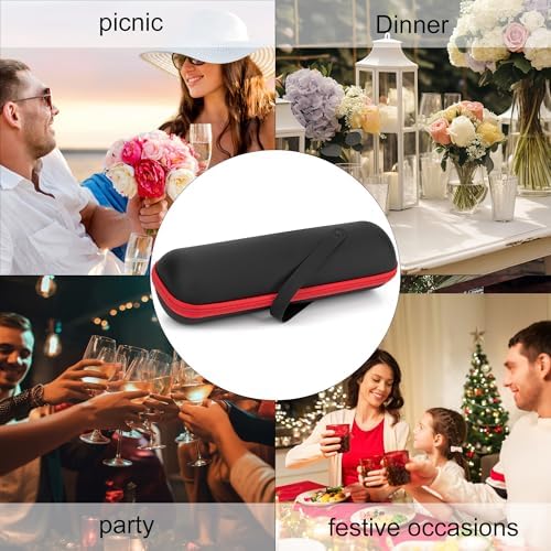 Bolsa de Regalo para Vino CAIRIAC, Tote Aislante con Protector Duro, Portátil para Botella de Champagne, Ideal para Viajes, Picnics y Restaurantes - imagen 5