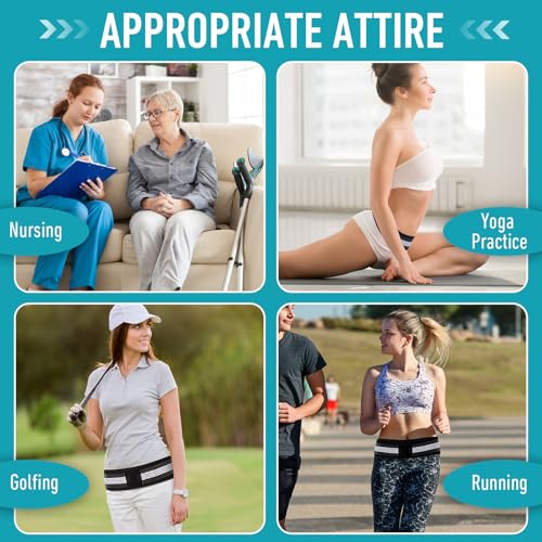Cinturón Sacroiliaco APLZGMG para Hombre y Mujer, Ajustable y Transpirable, Alivio de Dolor Ciático y Lumbar, Soporte para Espalda Baja y Cadera - imagen 7