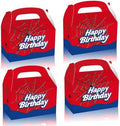 Cajas de Favor de Cumpleaños FLOLUVZ 16 Piezas, Cajas de Regalo de Araña, Cajas de Dulces para Fiesta Infantil con Tema de Cartoon - imagen 1