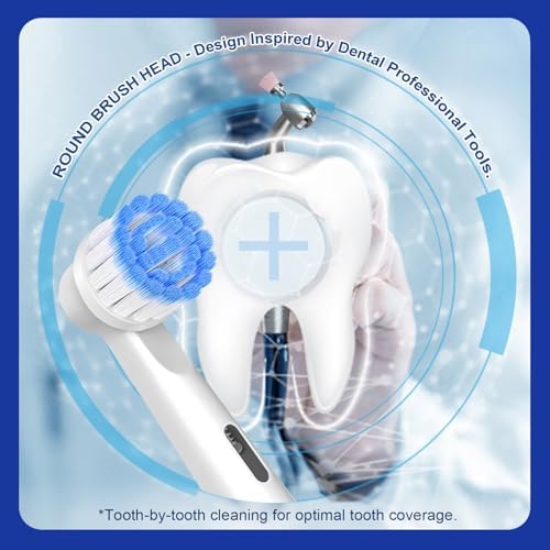 Cabezas de cepillo de repuesto Pro Sensitive Gum Care compatibles con cepillos eléctricos Oral-B, 16 piezas, cerdas extra suaves de alta densidad, - imagen 5