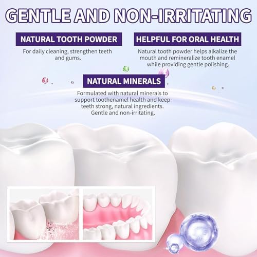 2 Piezas de Polvo Mineral para Restauración Dental, Fortalece Encías, Blanquea Dientes y Refresca el Aliento, Restauración Natural de Dientes - imagen 5