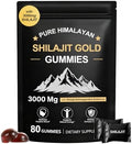 Gomitas de Shilajit | Gomitas Shilajit Gold para Hombres y Mujeres | Ricas en Ashwagandha y Gokshura | Ácido Fulvico y 85+ Minerales | Sin Azúcar - imagen 1