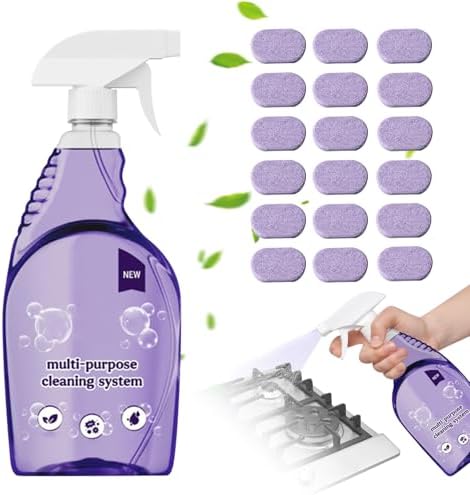 Limpiador Iiglitch Spray Limpio para Hornos, Spray Multiusos para Hogar, Eliminación Instantánea de Manchas (1 Botella + 18 Tabletas de Limpieza - imagen 1