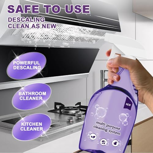 Limpiador Iiglitch Spray Limpio para Hornos, Spray Multiusos para Hogar, Eliminación Instantánea de Manchas (1 Botella + 18 Tabletas de Limpieza - imagen 4