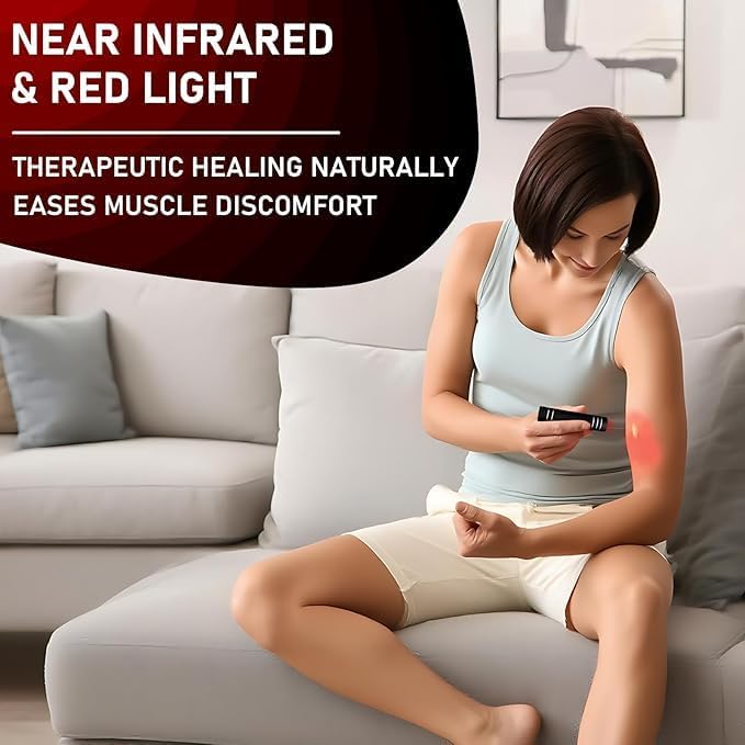 Dispositivo de Terapia de Luz Roja para Articulaciones y Músculos, Varita de Luz LED 660nm&850nm, Linterna Terapéutica Portátil, Luz Infrarroja para - imagen 3