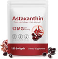 KITNOBLIS Astaxantina 12mg, 120 Cápsulas Blandas – Suministro para 4 Meses, Apoya la Salud de Piel, Articulaciones y Ojos - imagen 1