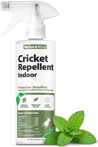 Aerosol Repelente de Grillos NatureStop para Uso Interior – Deterra Grillos en Sótanos y Garajes, 16 oz (475 mL) - imagen 1