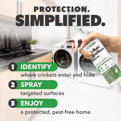 Aerosol Repelente de Grillos NatureStop para Uso Interior – Deterra Grillos en Sótanos y Garajes, 16 oz (475 mL) - imagen 7