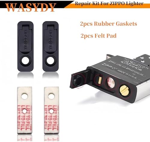 Kit de Reparación para Encendedores, Juego de Yesca y Mecha Compatible con Encendedores Zippo, Incluye Yesca, Mecha de Algodón, Resortes y Más - imagen 5