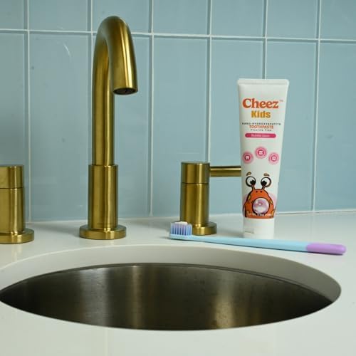 Pasta de Dientes para Niños Sin Flúor con Nano Hidroxiapatita y Xilitol, Segura para Tragar, Sin SLS, Cuidado Suave del Esmalte, Sabor Chicle - imagen 7