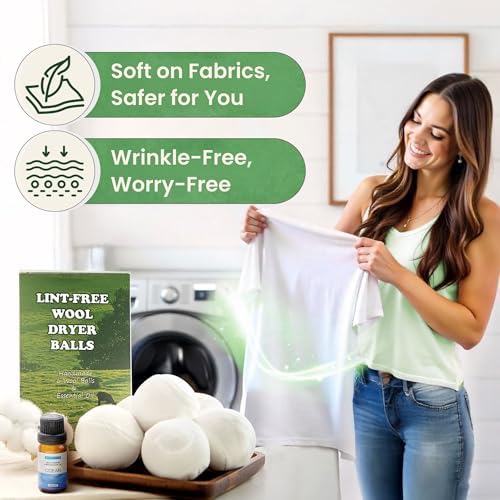 Bolas de Secado de Lana VIVASPHERE - Sin Pelusa - Paquete de 6XL - Más de 1000 Cargas - Suavizante Natural Premium - Reduce el Tiempo de Secado y la - imagen 2