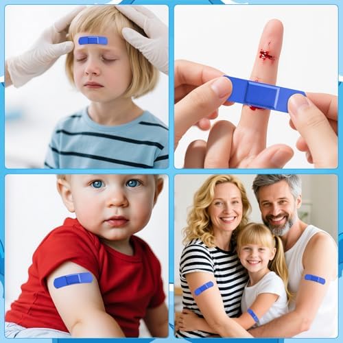 180 Piezas de Curitas para Niños, Vendajes Adhesivos Coloridos y Flexibles, 10 Colores Neón, Impermeables y Transpirables, 2.83'' x 0.75'' - imagen 6