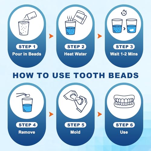 Kit de Reparación Dental con 4 Herramientas, Perlas Moldeables para Soluciones Instantáneas y Sonrisas Seguras - 1Q - imagen 3